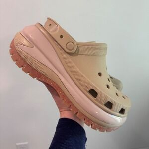 Crocs Mega Crush Platform Clog Chai Multi  Womens 11 Mens 9